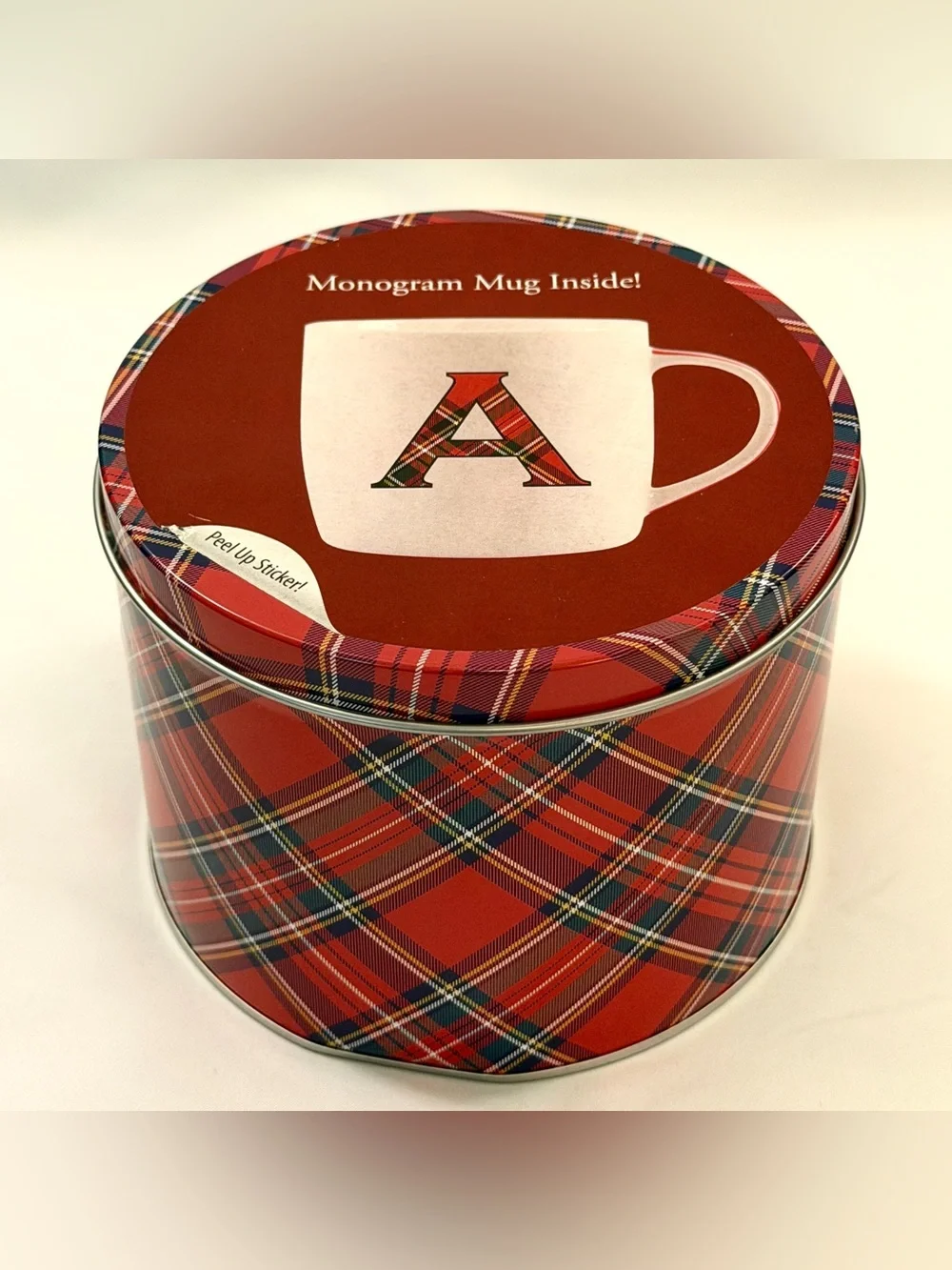 NWT~Monogram Mug & Tin Set